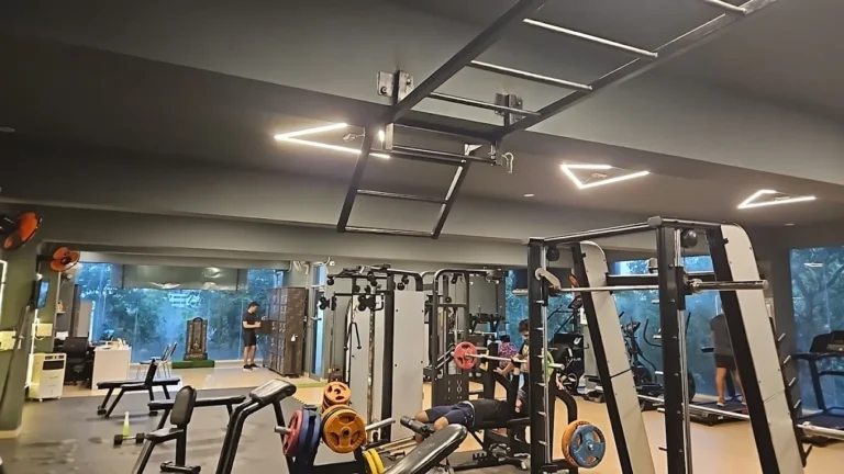 Torque Fitness workout area in Vani Vilas Mohalla