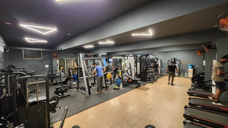 People working out for muscle gain at Torque Fitness gym in Mysore